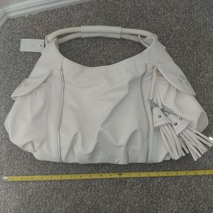White purse